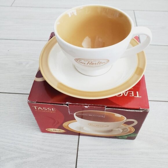 Rare Tim Hortons 2006 Limited Edition 2000s Y2K Tea Cup Collectible in Box - Picture 3 of 8